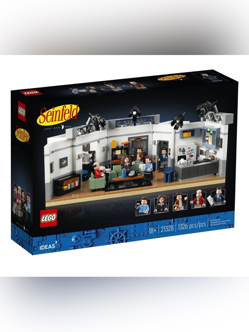 LEGO Ideas Seinfeld 21328 Building Set (1326 Pieces) Brand New in Box